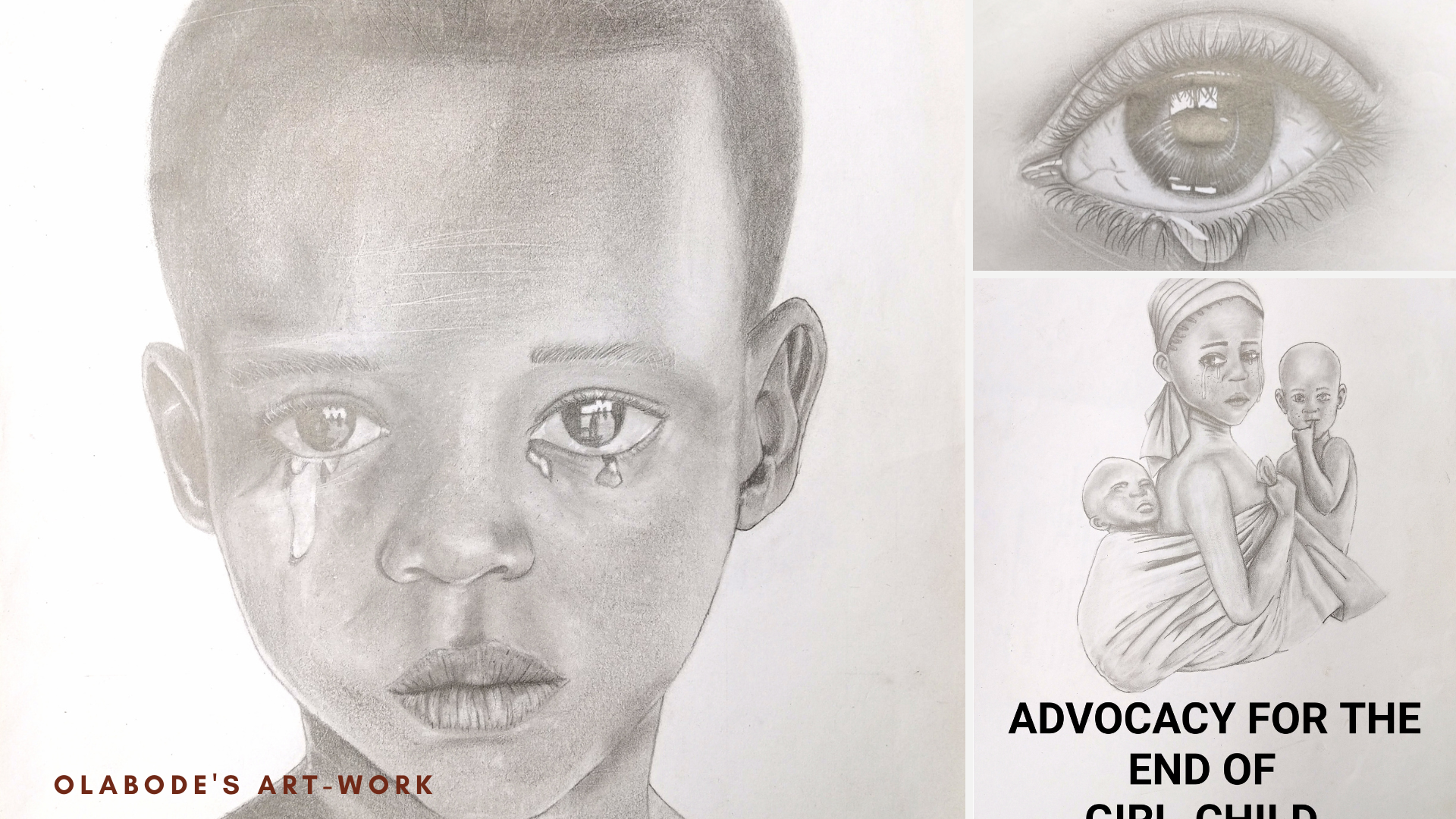 Advoacy art work of Olabode Oyebanji