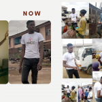 Olabode on a sensitization trip